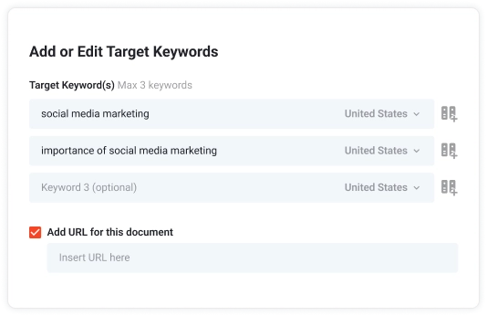 Target multiple keywords image